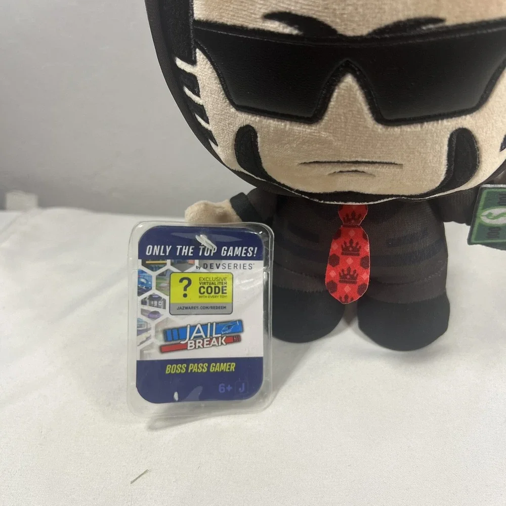 DevSeries Boss Pass Gamer Roblox Collector‎ Plush 8 inch with Virtual Code